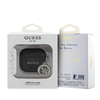 Guess 4G Script PC/PU Charm AirPods 4 tok fekete - 1. kép