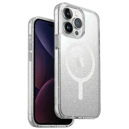 Uniq LifePro Xtreme Magclick töltőtok iPhone 15 Pro - Átlátszó Ezüst tok Uniq LifePro Xtreme Magclick töltőtok iPhone 15 Pro - Átlátszó Ezüst tok