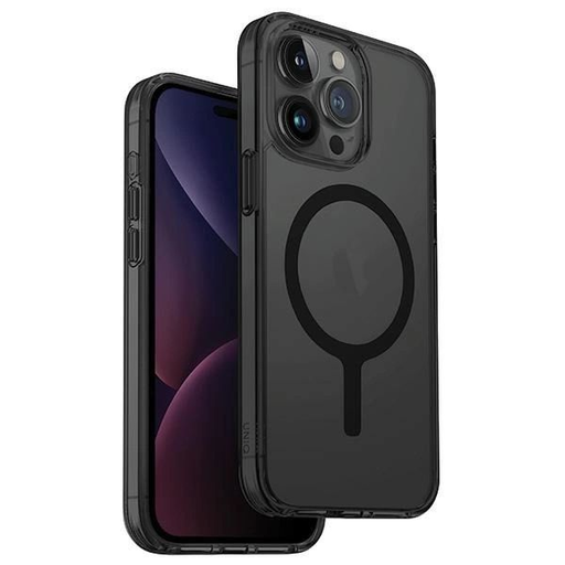 Uniq LifePro Xtreme Magclick töltőtok iPhone 15 Pro - fekete tok