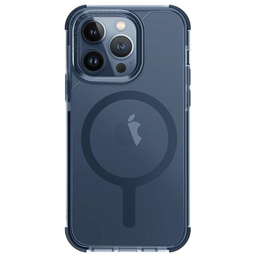 Uniq Combat Magclick Töltő tok iPhone 15 Pro-hoz - kék Uniq Combat Magclick Töltő tok iPhone 15 Pro-hoz - kék