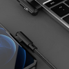 Foneng X70 könyök USB - Micro USB kábel, 3A, 1m (Fekete) - 3. kép