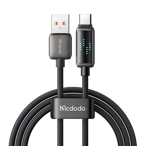 Mcdodo CA-2350 USB-A - USB-C kábel, 6A, LED kijelző, 1,2m