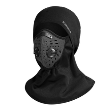 Rockbros LF7127-1 New Velvet Sports Balaclava szűrővel - Fekete