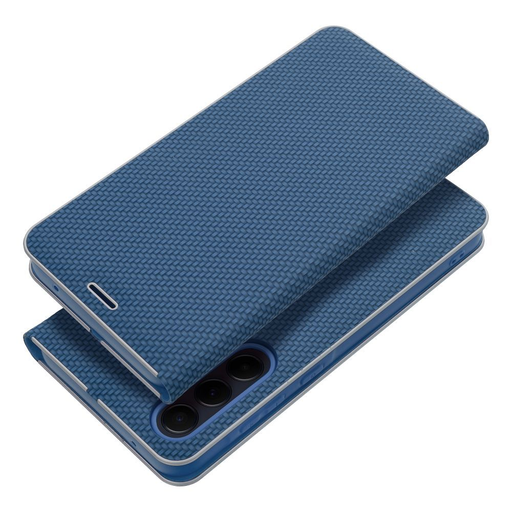 LUNA fliptok Carbon Samsung Galaxy A23 5G kék tok LUNA fliptok Carbon Samsung Galaxy A23 5G kék tok