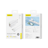 Foneng fali töltő EU63 - 2xUSB - 12W USB-ről Type C kábel fehér - 4. kép