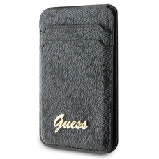 Guess Wallet Kártyatartó Állvány GUWMSHG4SHK tok - fekete MagSafe 4G Classic Logo