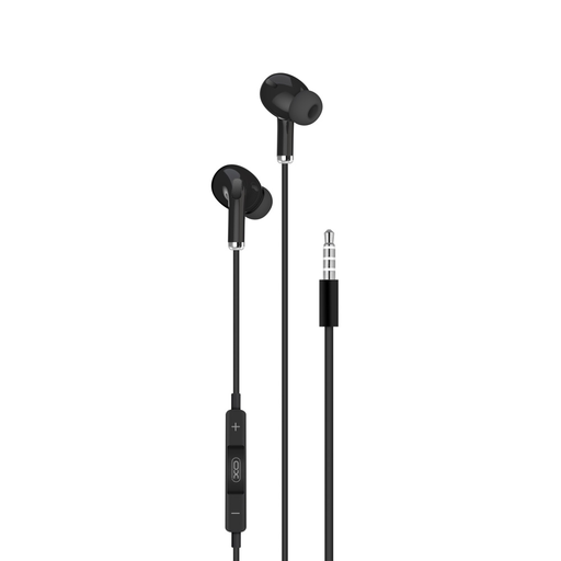 XO vezetékes fülhallgató EP22 jack 3,5 mm fekete