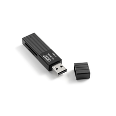 XO kártyaolvasó 2 az 1-ben DK05A USB 2.0 fekete