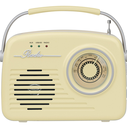 Setty Bluetooth hangszóró rádióval Retro P350 bézs
