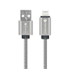 FORCELL F-ENERGY Metal C236 kábel USB A Lightning 2,4A 12W 1 m ezüst, - 1. kép