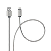 FORCELL F-ENERGY Metal C234 kábel USB A-ról Type-C-re QC3.0 2,4A 12W 1 m ezüst - 0. kép