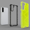 Honeycomb Case páncélozott tok TPU ütközővel Samsung Galaxy S21+ 5G (S21 Plus 5G) fekete tok - 3. kép