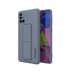 Wozinsky Kickstand Case szilikon állványos tok Samsung Galaxy M51-hez kék