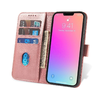 Magnet Case elegáns fliptok kitámasztós funkcióval iPhone 13 Pro Max rózsaszín tok - 1. kép