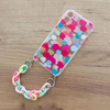 Color Chain Case gél rugalmas tok láncos díszítéssel Samsung Galaxy A32 LTE/4G-hez multicolor tok - 4. kép