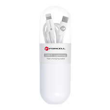 FORCELL C291 kábel Type C Lightning 27W TUBE 1 m fehér