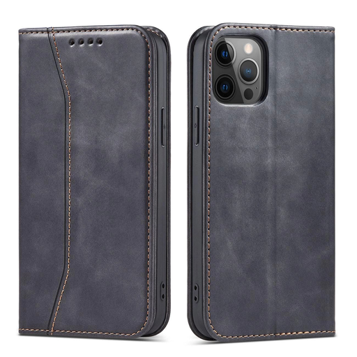Magnet Fancy fliptok tok iPhone 12 Pro Max Pouch Wallet Card Holder Fekete Magnet Fancy fliptok tok iPhone 12 Pro Max Pouch Wallet Card Holder Fekete