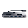 Satechi Alumínium Type-C CLAMP PRO Hub (3x USB 3.0, MicroSD) - Űrszürke - 3. kép