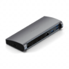 Satechi Alumínium Thunderbolt 4 Dokkoló (1xT4 P 96W, 3x T4 40Gbps 15W, Ethernet, 3xUSB-A 3.2 10 Gbps, 1xUSB-A 2.0 töltés, SD kártya, 3.5mm audio) EU verzió - Űrszürke - 4. kép