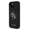 Guess PU Grained 4G Metal Logo tok iPhone 13 fekete - 0. kép