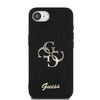 iPhone 16e Guess PU Fixed Glitter 4G Metal Logo tok fekete - 1. kép