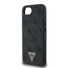 iPhone 16e Guess PU 4G Strass Triangle Metal Logo fekete tok - 3. kép