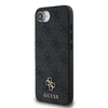 iPhone 16e Guess PU 4G Small Metal Logo MagSafe Szürke tok - 0. kép