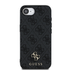 iPhone 16e Guess PU 4G Small Metal Logo MagSafe Szürke tok - 1. kép