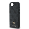 iPhone 16e Guess PU 4G Small Metal Logo MagSafe Szürke tok - 3. kép