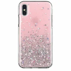 iPhone 12 Pro MAX Wozinsky Star csillogó flitteres tok pink