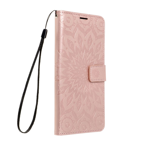 MEZZO fliptok XIAOMI Redmi NOTE 14 PRO 5G / 14 PRO PLUS 5G mandala rózsaarany tok MEZZO fliptok XIAOMI Redmi NOTE 14 PRO 5G / 14 PRO PLUS 5G mandala rózsaarany tok
