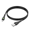 Borofone Kábel BX65 Bright - USB - Micro USB - 2A 1 méter fekete - 0. kép