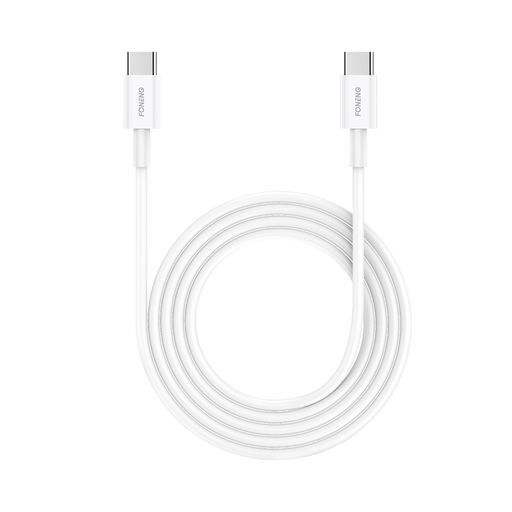 Foneng Cable X55 - Type C to Type C - PD 60W 2 méter fehér,