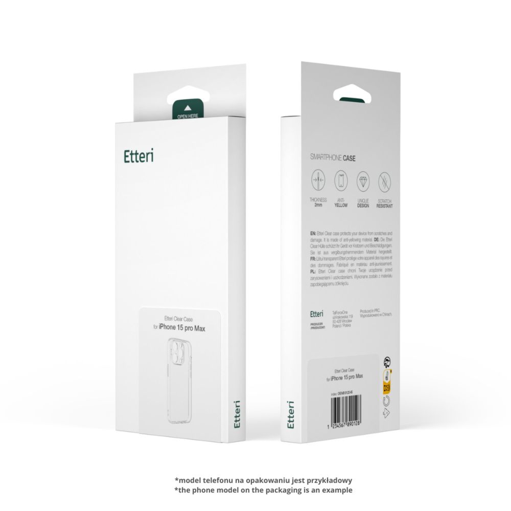 Etteri átlátszó tok Samsung Galaxy S23 FE-hez - 12