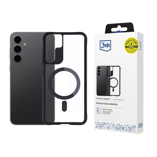 3mk Satin Armor MagCase Samsung Galaxy S24 tok - Átlátszó 3mk Satin Armor MagCase Samsung Galaxy S24 tok - Átlátszó