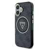 Guess IML 4G Glitter és Triangle Logo MagSafe tok iPhone 16-hoz fekete tok - 0. kép