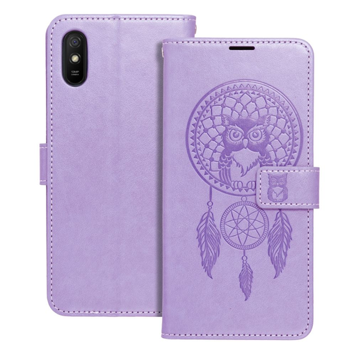 MEZZO fliptok XIAOMI Redmi 9AT / Redmi 9A álomcsapda lila tok MEZZO fliptok XIAOMI Redmi 9AT / Redmi 9A álomcsapda lila tok