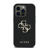 Guess PU Grained 4G Metal Logo tok iPhone 13 Pro-hoz - Fekete - 1. kép