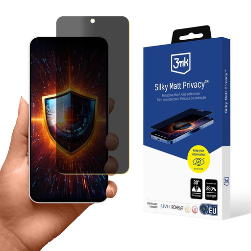 3mk Silky Matt Privacy matt privát üvegfólia Samsung Galaxy S24 FE 3mk Silky Matt Privacy matt privát üvegfólia Samsung Galaxy S24 FE