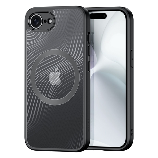 iPhone 16e DUX DUCIS tok AIMO MAG kompatibilis MagSafe-fel fekete tok iPhone 16e DUX DUCIS tok AIMO MAG kompatibilis MagSafe-fel fekete tok