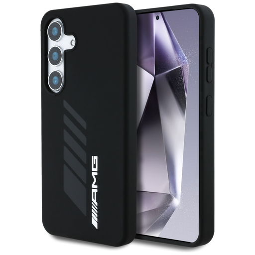Eredeti AMG tok Oversize Rhombs MagSafe Samsung Galaxy S25 fekete tok Eredeti AMG tok Oversize Rhombs MagSafe Samsung Galaxy S25 fekete tok