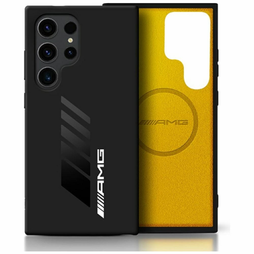 Eredeti AMG Tok Nagyméretű Rhombs MagSafe Samsung Galaxy S25 Ultra fekete tok Eredeti AMG Tok Nagyméretű Rhombs MagSafe Samsung Galaxy S25 Ultra fekete tok