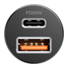 Proove Autós Töltő Tiny Power Pro 65W (Type-C + USB) fekete - 1. kép