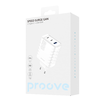 Proove Speed Surge Gan 65W fehér fali töltő, 2xUSB-C, 1xUSB-A - 0. kép