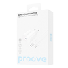 Proove fali töltő Rapid 20W Type-C + Kábel Type-C - Lightning 27W fehér - 0. kép