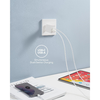 VEGER utazó adapter USB A + Type C PD QC3.0 3A 30W VLS302U fehér - 4. kép