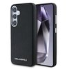 Karl Lagerfeld PU Saffiano Fém Logo és Keret Samsung Galaxy S25+ tok Fekete thumbnail