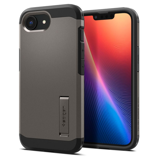 iPhone 16e Spigen Tough Armor Mag Magsafe tok - szürke gunmetal iPhone 16e Spigen Tough Armor Mag Magsafe tok - szürke gunmetal