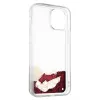 iPhone 12 mini Guess GUHCP12SGLHFLRA Liquid Glitter Charms PC tok raspberry - 3. kép