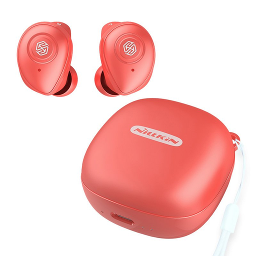 Nillkin TW003 GO TWS vezeték nélküli bluetooth 5.0 DSP IPX5 fülhallgató piros